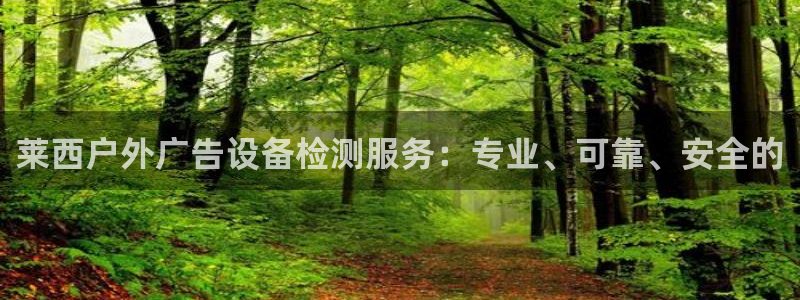 杏宇平台招商怎么样：莱西户外广告设备检测服务：专业、可靠、安全的