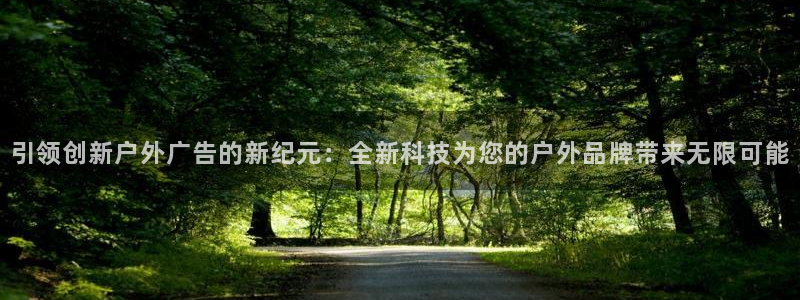 杏宇平台总代理是谁：引领创新户外广告的新