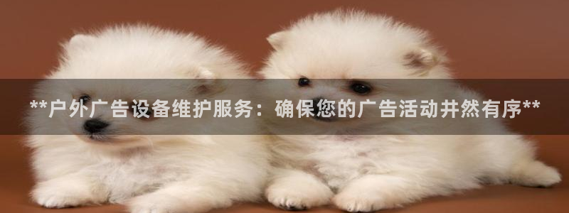 杏宇平台测速链接：**户外广告设备维护服务：确保您的广告活动井然有序**