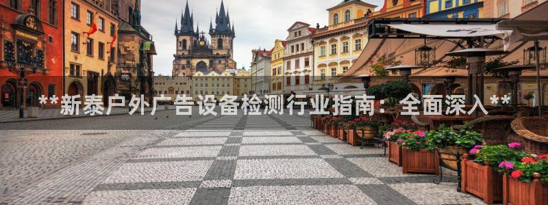 杏宇平台代理怎么赚钱的：**新泰户外广告设备检测行业指南：全面深入**