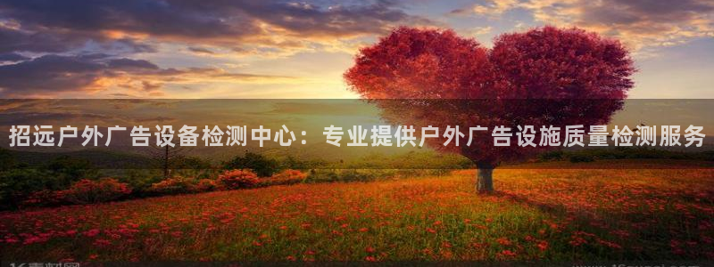 杏宇平台客服：招远户外广告设备检测中心：