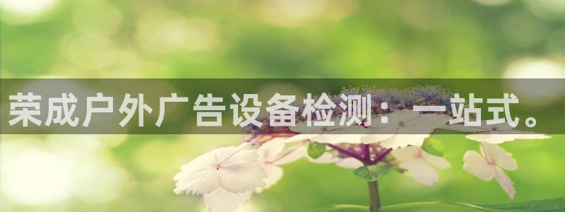 杏宇平台注册登录：荣成户外广告设备检测：一站式。